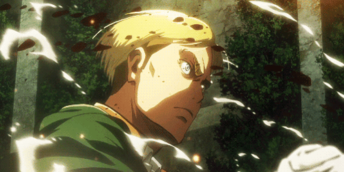 A Close Up Of A Person 'S Face With Feathers Flying Around Them GIF