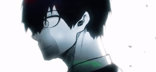 A Close Up Of A Person 'S Face With Glasses And Headphones . GIF