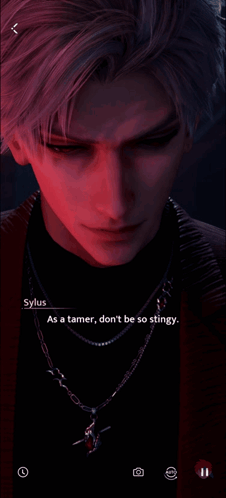 A Close Up Of A Person 'S Face With Sylius As A Tamer , Don 'T Be So Stingy GIF
