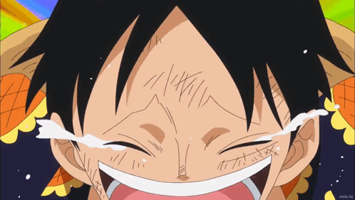 A Close Up Of A Person 'S Face With Tears Coming Out Of His Eyes GIF