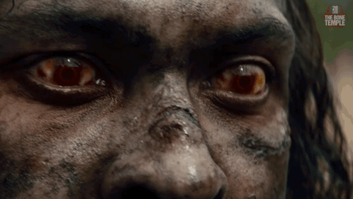 a close up of a person 's face with the bone temple written on the bottom right
