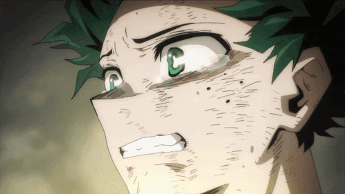 Close Up Of Person's Face With Letter C GIF