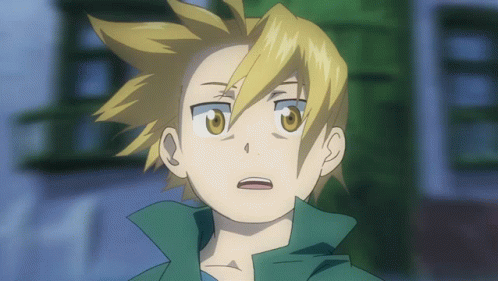 A Close Up Of A Person 'S Face With The Letter E In The Background GIF