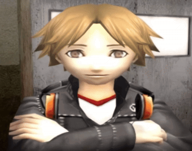 A Close Up Of A Person 'S Face With The Letter G On The Jacket GIF