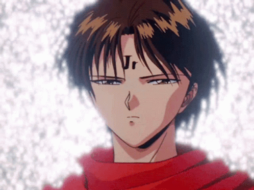 A Close Up Of A Person 'S Face With The Letter Jr On It GIF