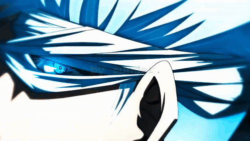 A Close Up Of A Person 'S Face With The Word Hunter Visible GIF