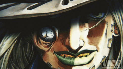 A Close Up Of A Person 'S Face With The Words " Alnudge " In The Corner GIF