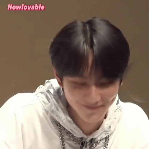 A Close Up Of A Person 'S Face With The Words Howlovable Written Above It GIF