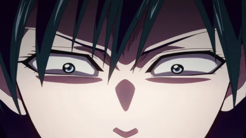 A Close Up Of A Person 'S Face With Their Eyes Closed GIF