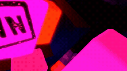 A Close Up Of A Person 'S Hand Holding A Piece Of Paper With A Pink Background . GIF