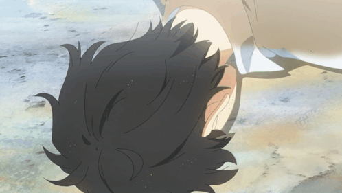 A Close Up Of A Person 'S Head With A Few Hairs Visible GIF