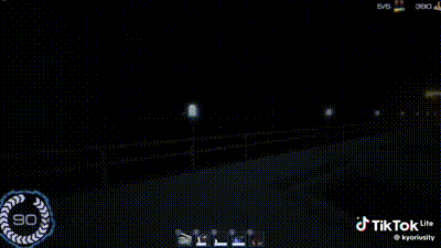 A Close Up Of A Person 'S Mouth With Circles Coming Out Of It GIF