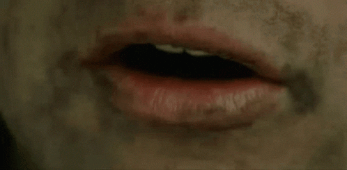 A Close Up Of A Person 'S Mouth With The Words Share The Load Written Above It GIF