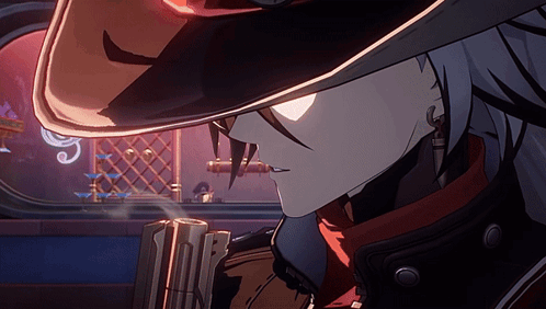 Close Up Of Person Wearing Cowboy Hat Holding Gun GIF