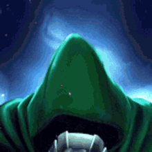 A Close Up Of A Person Wearing A Green Hoodie GIF