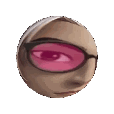 a close up of a person wearing pink glasses