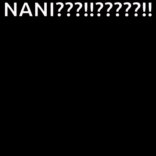 A Close Up Of A Person Wearing Sunglasses With The Words `` Nani ? '' Written Above Them . GIF