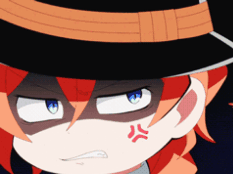 A Close Up Of A Person With An Angry Face GIF