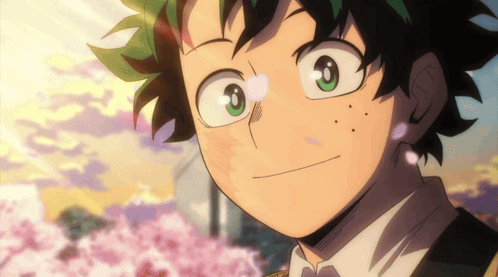 A Close Up Of A Person With Green Hair GIF
