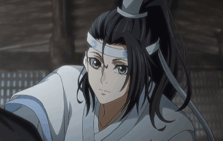 A Close Up Of A Person With Long Hair And A Ponytail GIF