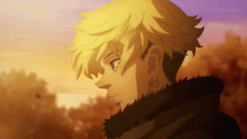 A Close Up Of A Person With Yellow Hair GIF