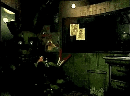 A Close Up Of A Rabbit With A Broken Head In A Room . GIF