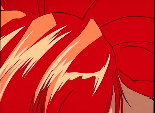 A Close Up Of A Red Haired Anime Character With The Words I 'Ll Be Joining You Soon GIF