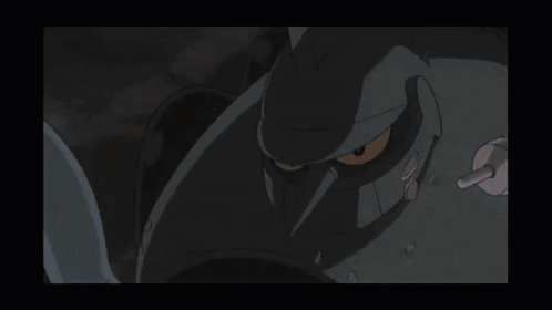 A Close Up Of A Robot With Lightning Coming Out Of It 'S Eyes . GIF
