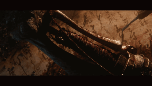 A Close Up Of A Skeleton With Blood Coming Out Of It 'S Stomach GIF