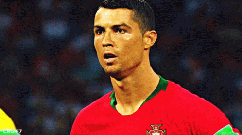 a close up of a soccer player 's face with the words crgif7 on the bottom