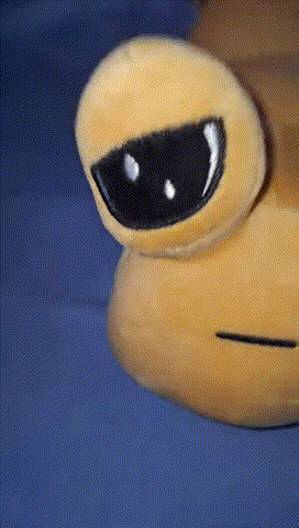 A Close Up Of A Stuffed Animal With Sunglasses On Its Eyes GIF
