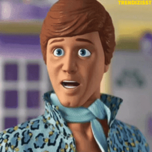 A Close Up Of A Toy Story Character With A Surprised Expression On His Face GIF