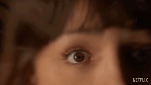 Close Up Of Woman's Eye Looking At Camera GIF