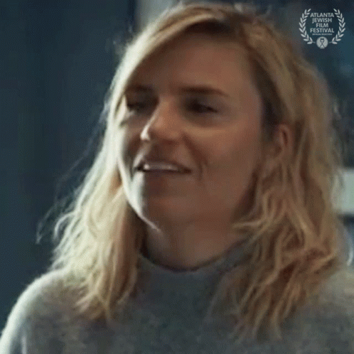 Close Up Of Woman's Face With Laurel Wreath GIF