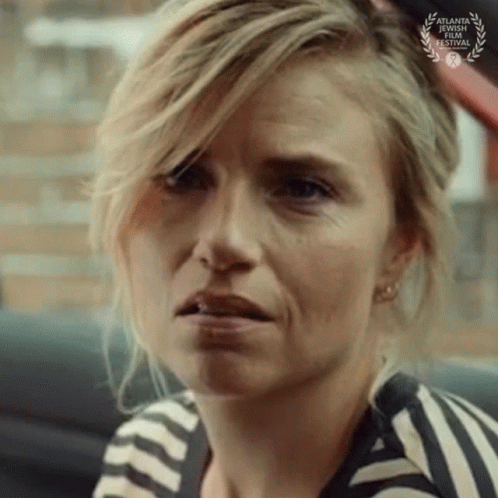 Woman's Face With Laurel Wreath GIF