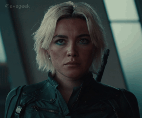 A Close Up Of A Woman 'S Face With Avegeek Written On The Bottom Right GIF