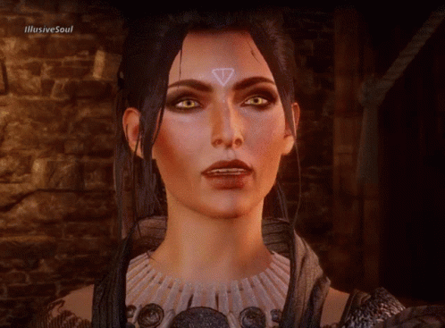 A Close Up Of A Woman 'S Face With Illusive Soul Written Above Her GIF