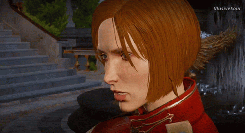 A Close Up Of A Woman 'S Face With Illusive Soul Written On The Bottom Right GIF