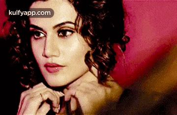 A Close Up Of A Woman 'S Face With The Website Kulfyapp.com Visible In The Corner GIF