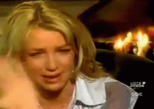 A Close Up Of A Woman 'S Face With The Word Abc On The Bottom Right GIF