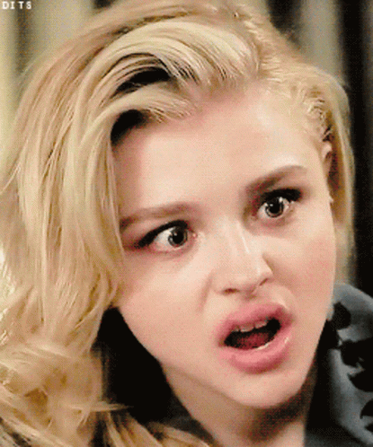 A Close Up Of A Woman 'S Face With The Word Dits Written On The Bottom GIF
