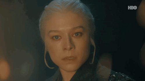 A Close Up Of A Woman 'S Face With The Word Hbo On The Bottom Right GIF