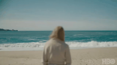 A Close Up Of A Woman 'S Face With The Word Hbo On The Bottom Right GIF