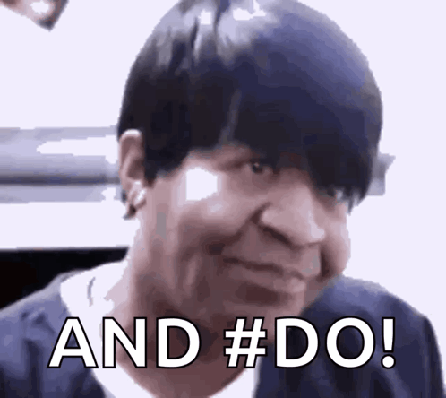 A Close Up Of A Woman 'S Face With The Words And #Do Written On It GIF