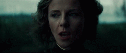 A Close Up Of A Woman 'S Face With The Words " Oh Please Do " On The Bottom GIF