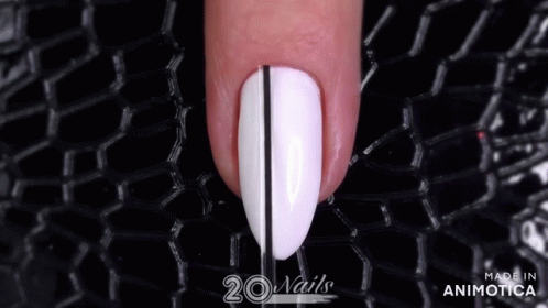 A Close Up Of A Woman 'S Nail With The Words 20 Nails Made In Animatica GIF