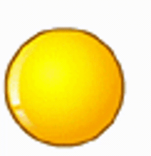 A Close Up Of A Yellow Smiley Face With A Red Balloon In Its Mouth . GIF