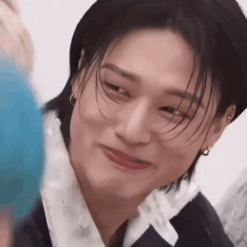 A Close Up Of A Young Man Making A Funny Face . GIF