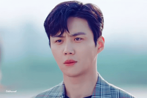 A Close Up Of A Young Man 'S Face With The Words Celebrated Below It GIF