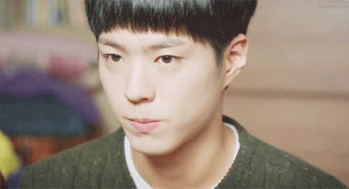 A Close Up Of A Young Man 'S Face With The Words Tumblr.com In The Upper Right Corner GIF